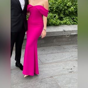 Badgley Mischka Pink Gown